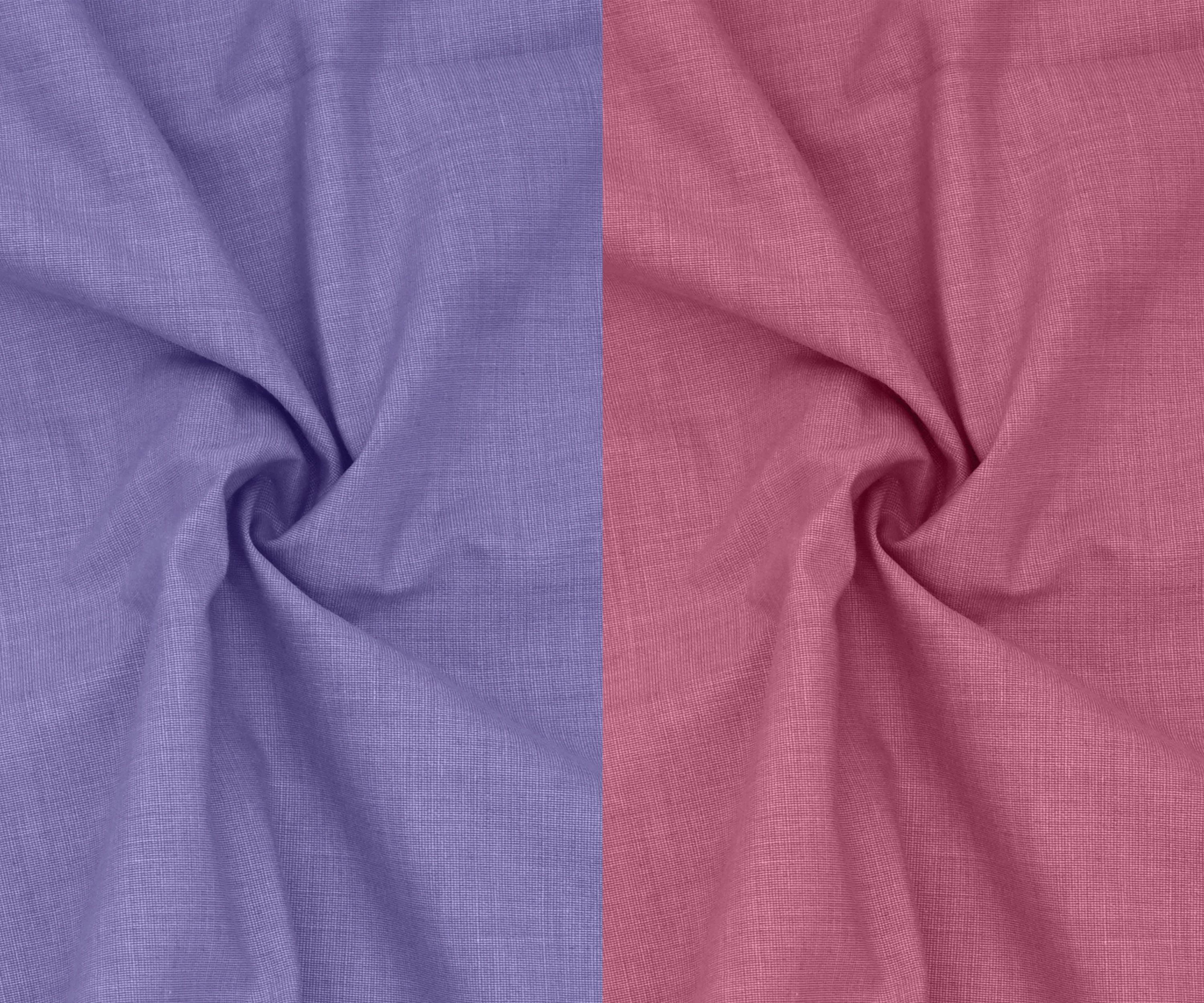 Combo of 2 Filafil Fabric Regular Fit Formal Shirts – Purple & Pink (Single Pocket) - Image 2