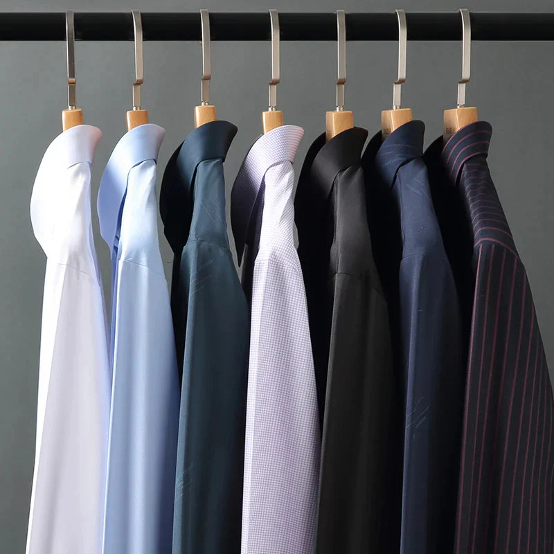 Combo of 2 Formal shirts Wine & Light Grey Colour - Image 3