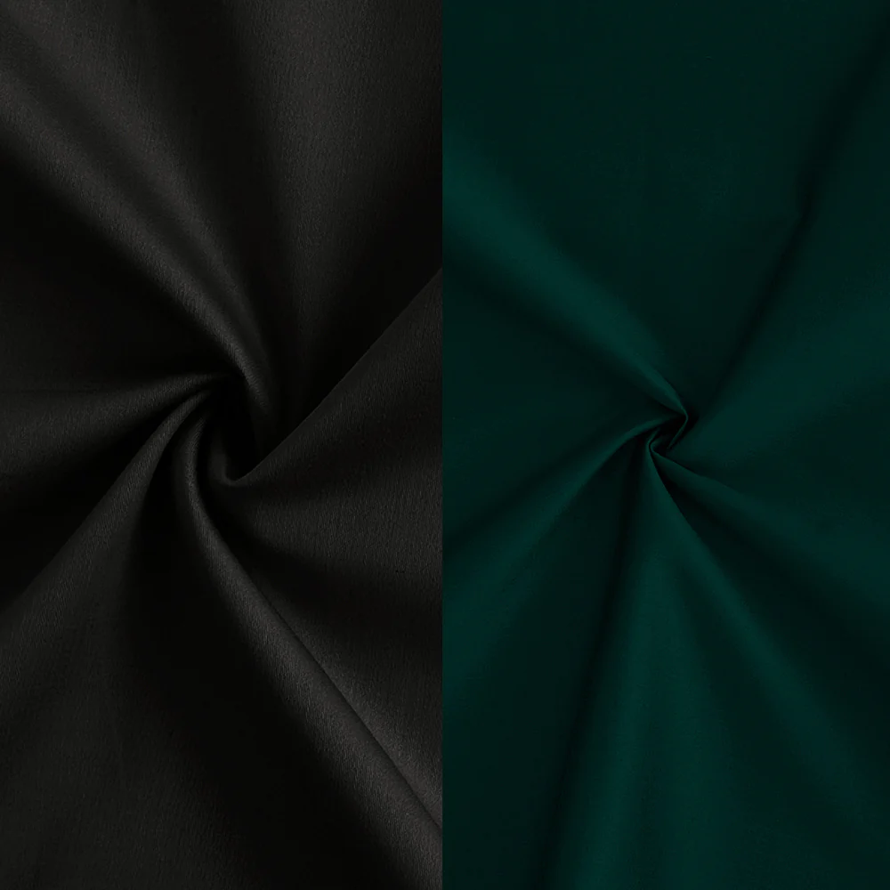 Combo of 2 Premium Cotton Formal Shirts – Black & Teal Green | Single Pocket | Smart Fit - Image 2