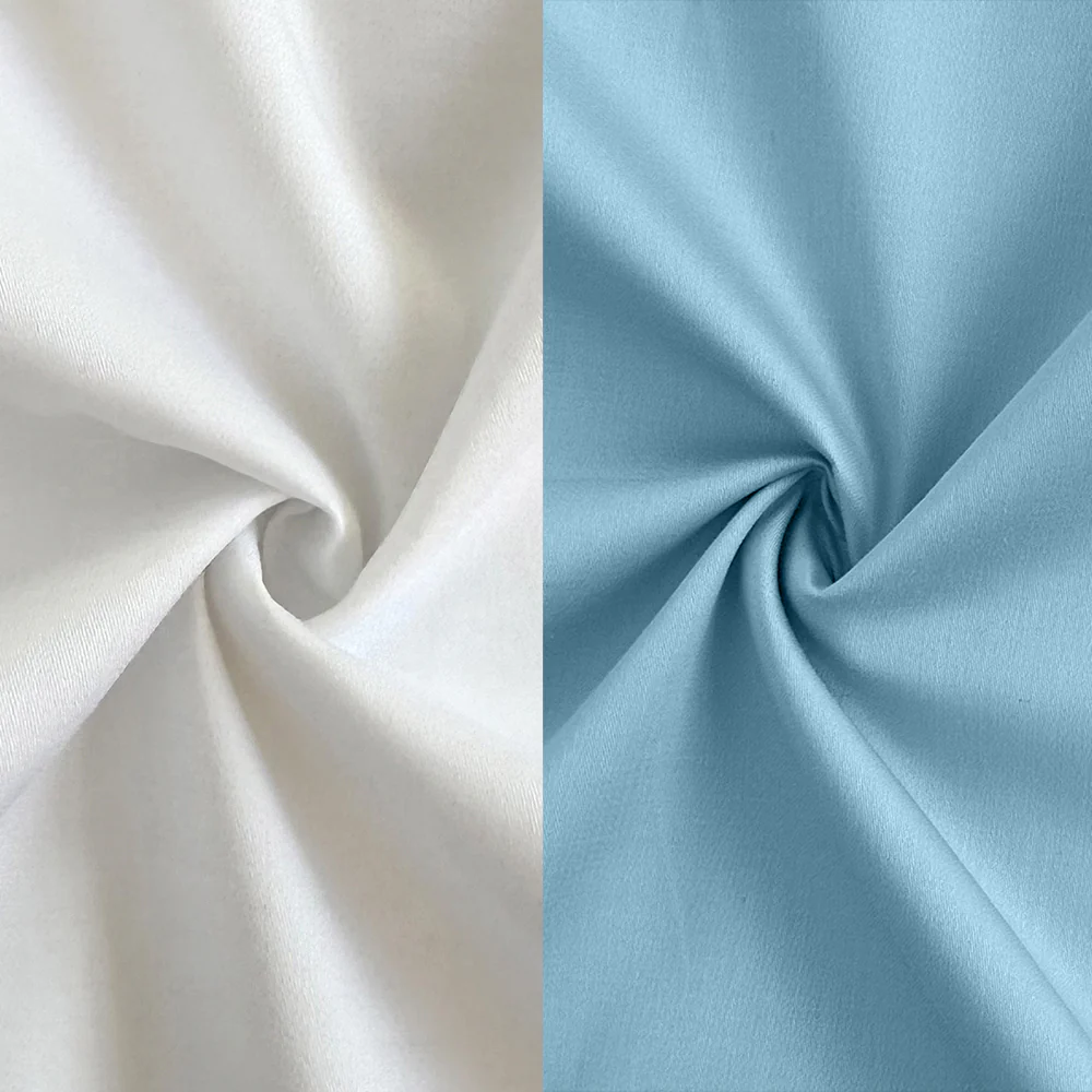 Combo of 2 Premium Cotton Formal Shirts – White & Sky | Single Pocket | Smart Fit - Image 2