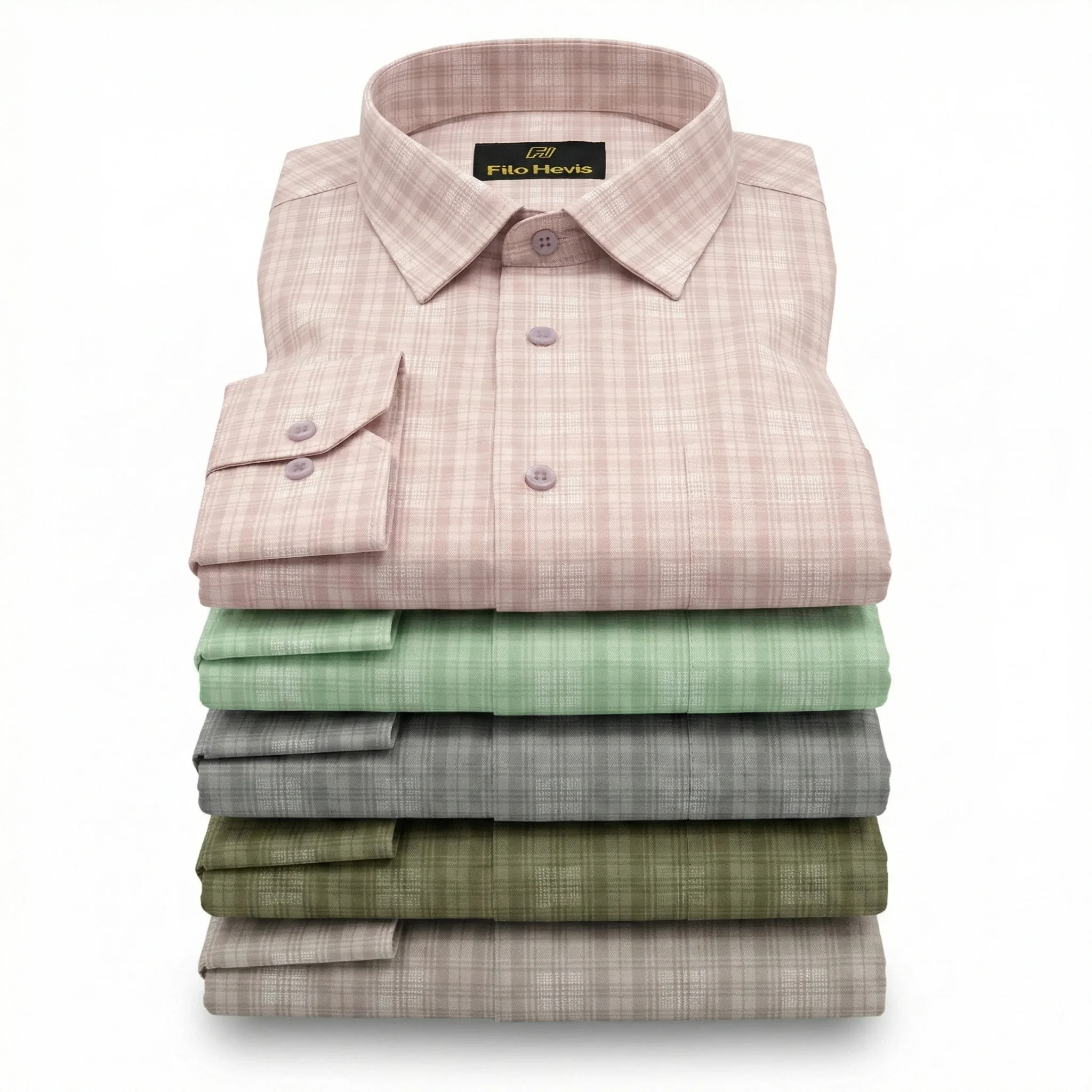 CHECK SHIRTS FOR MEN | FULL SLEEVE | FORMAL & CASUAL WEAR | MAROON - Image 3