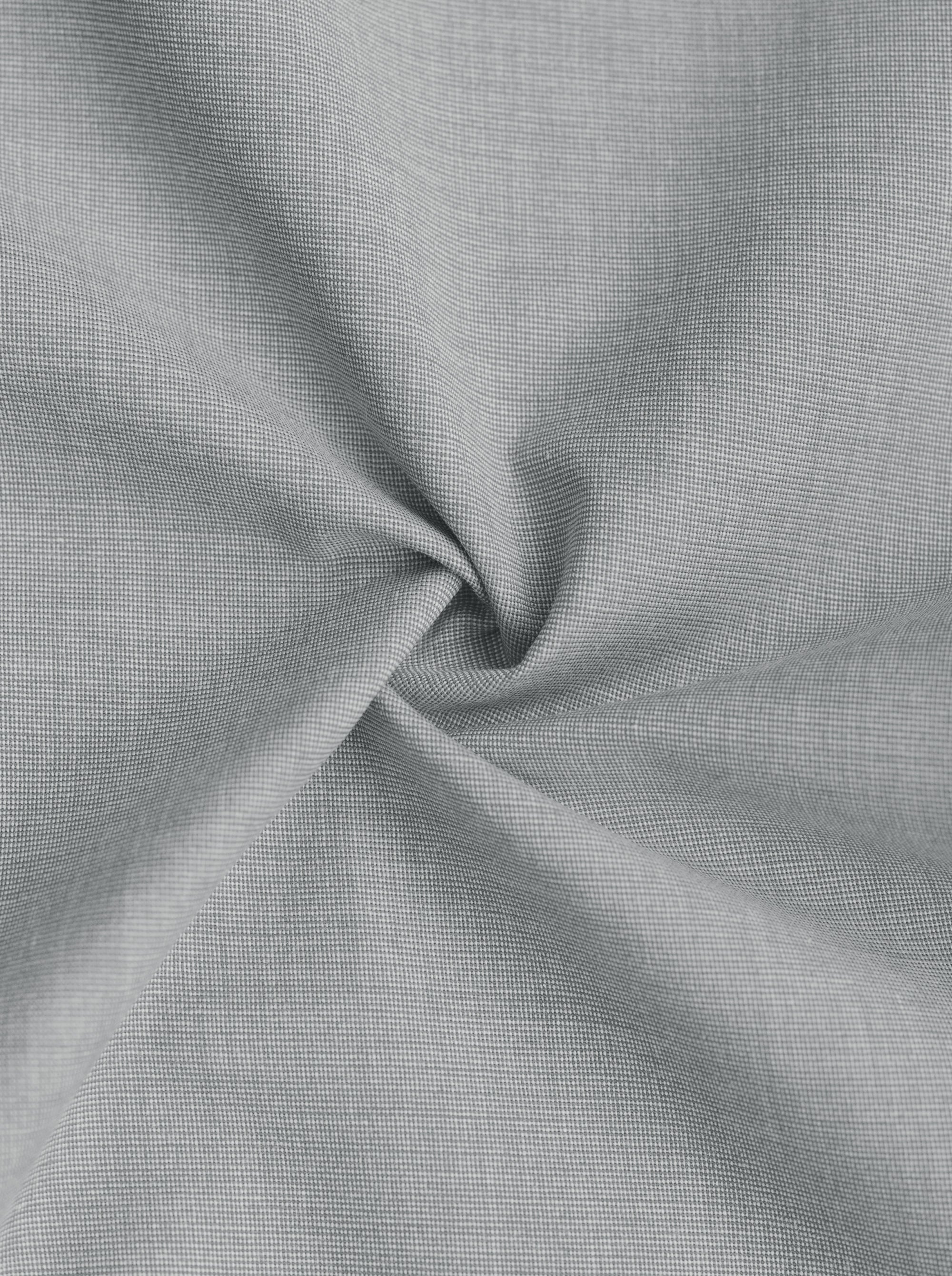 Filafil Fabric Regular Fit Single Pocket Formal Shirt Full Sleeve - Grey - Image 2