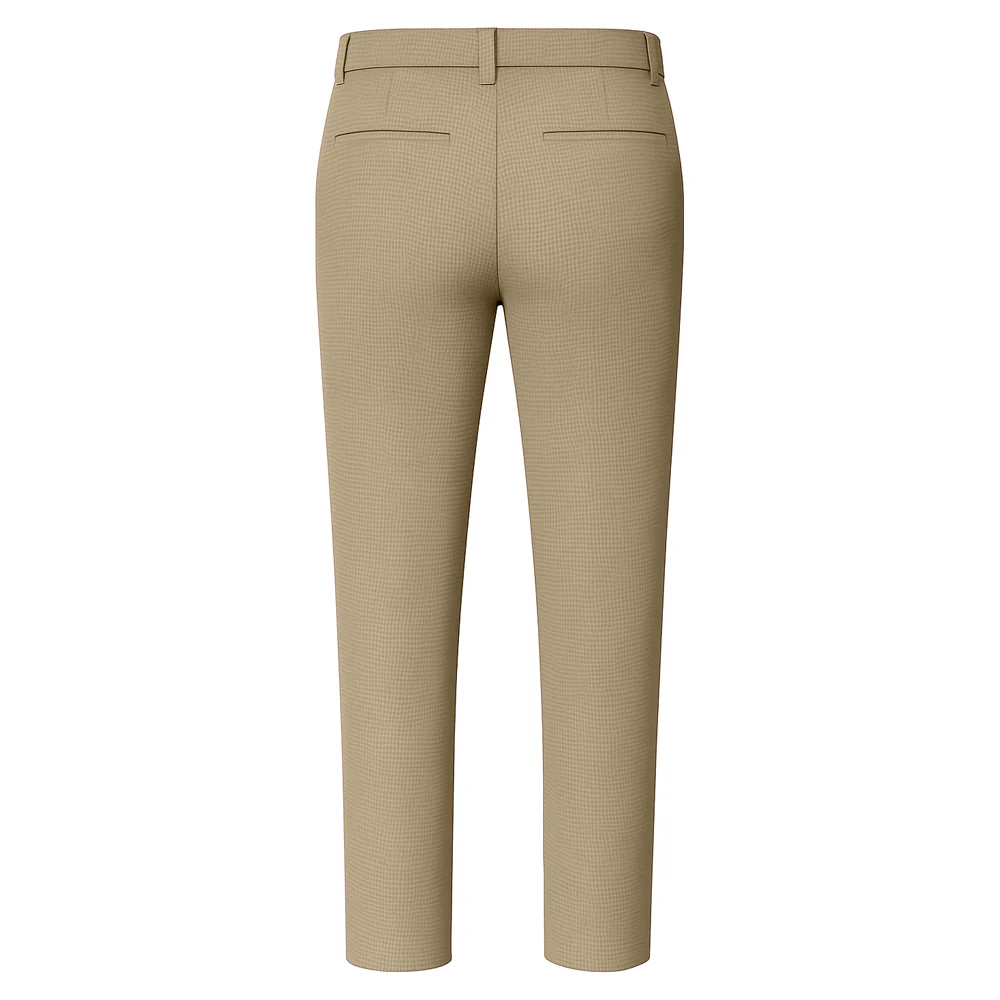 Men’s Premium Popcorn Texture Co-ord Set – Polyester Comfort Shirt & Trouser-Beige - Image 3