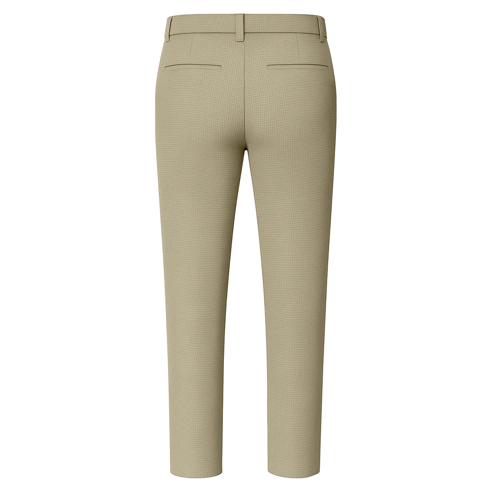 Men’s Premium Popcorn Texture Co-ord Set – Polyester Comfort Shirt & Trouser-Cream - Image 3