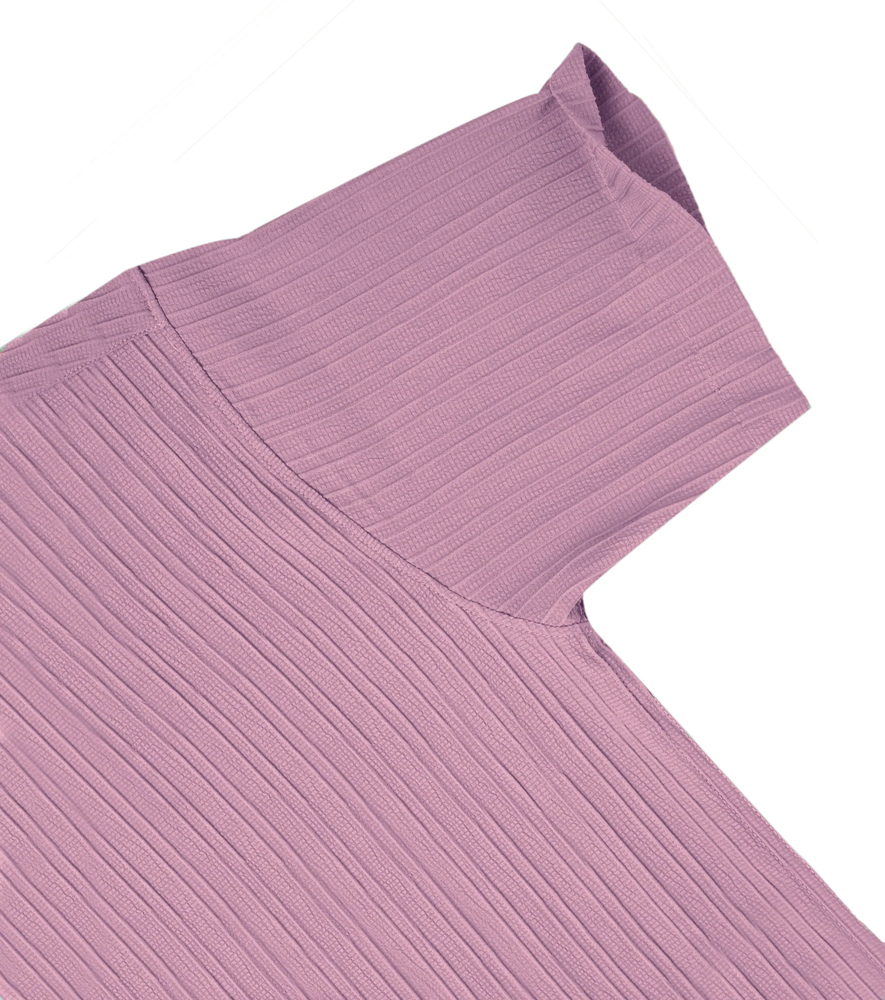 Men’s Textured Popcorn Half Sleeve Casual Shirt – Light Onion - Image 3